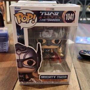 Funko Pop! Mighty Thor in Silver Armor with Red Cape